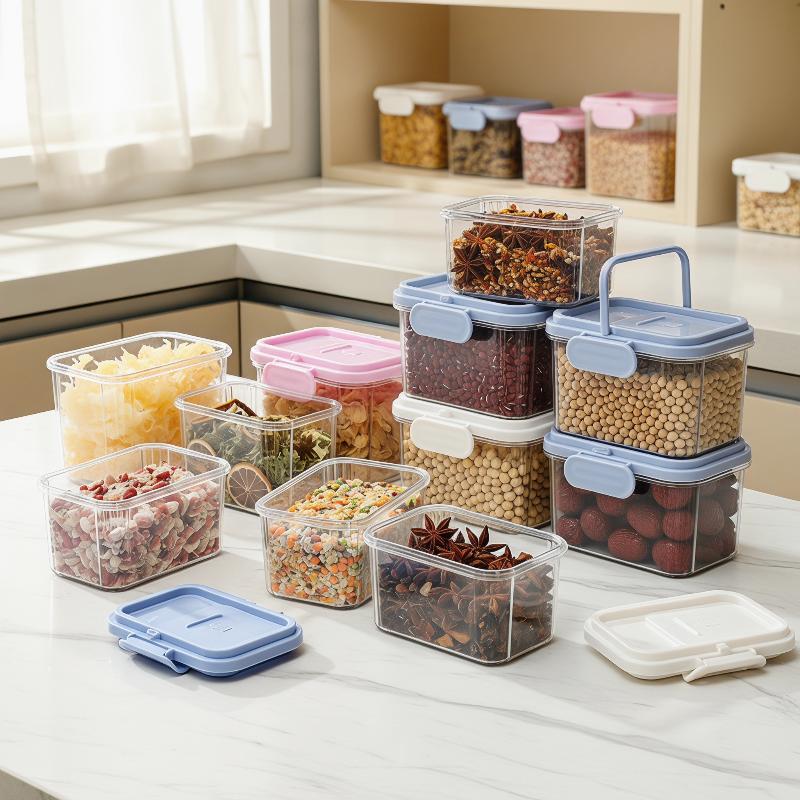 Food Snacks For Picnic - Airtight Plastic Food Storage Containers With