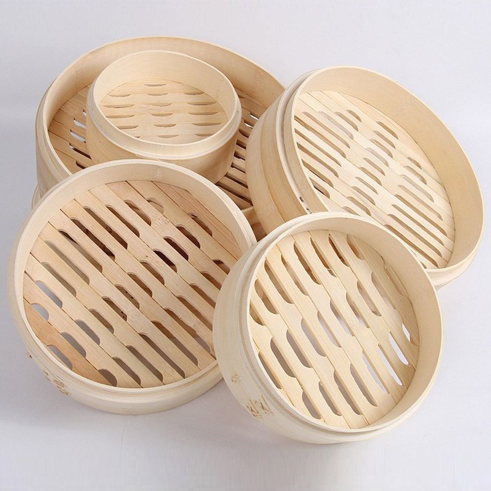 Food Like Snacks - Chinese Steamer Bamboo Steamer with Lid