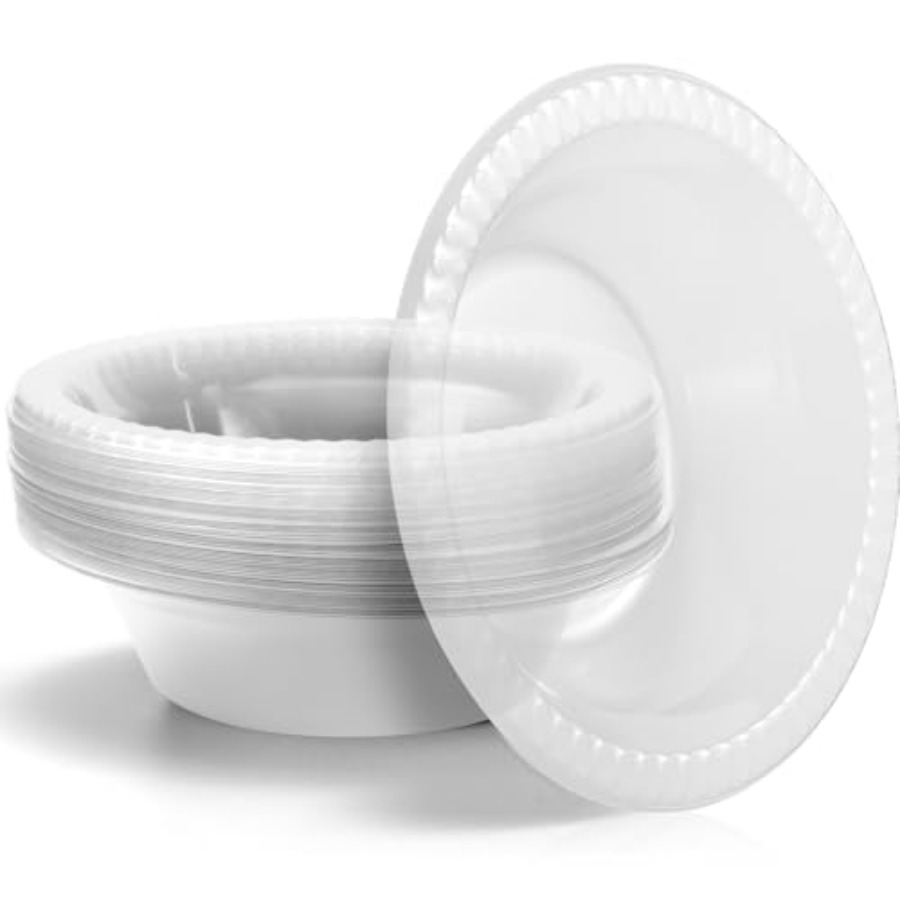 Food Snacks For Picnic - 30 Pack 12 oz Disposable Plastic