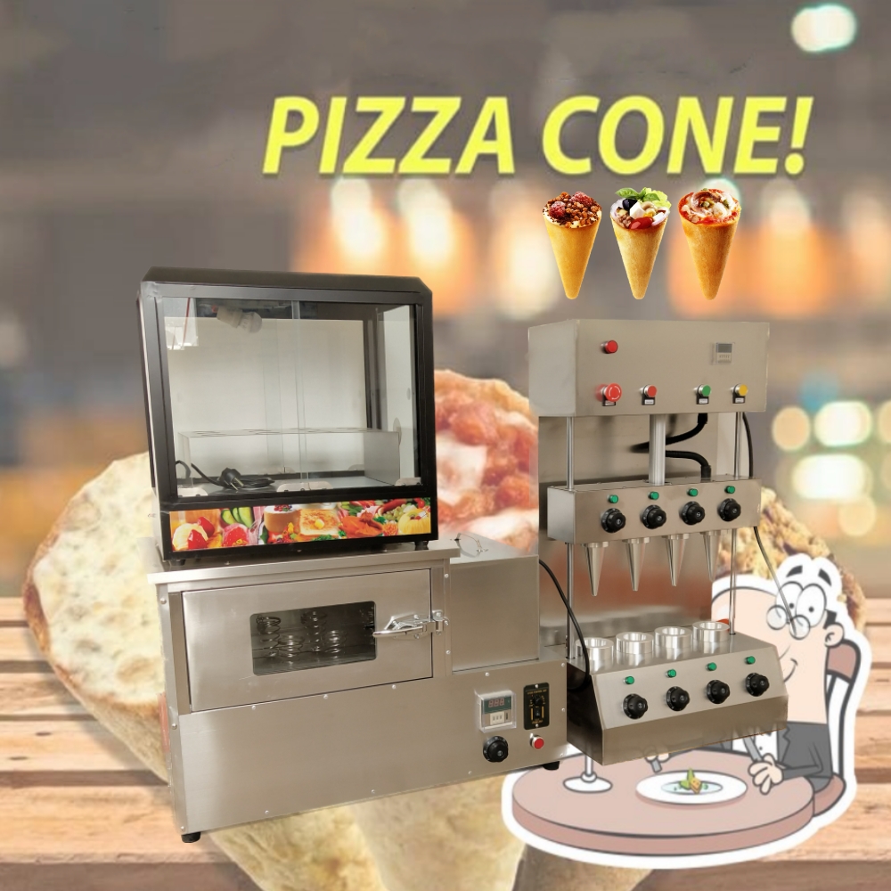 Healthy Snacks Food - 110V 220V Popular Pizza Cone Machine