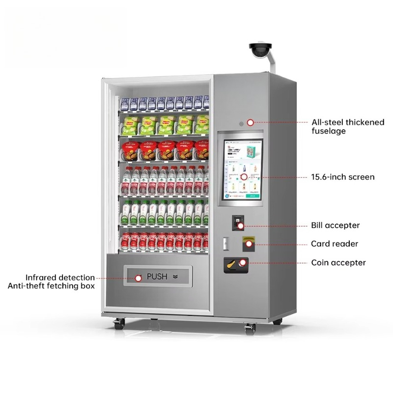 Food Snacks Vending Machine - Customized Unattended Smart Snack And Drink
