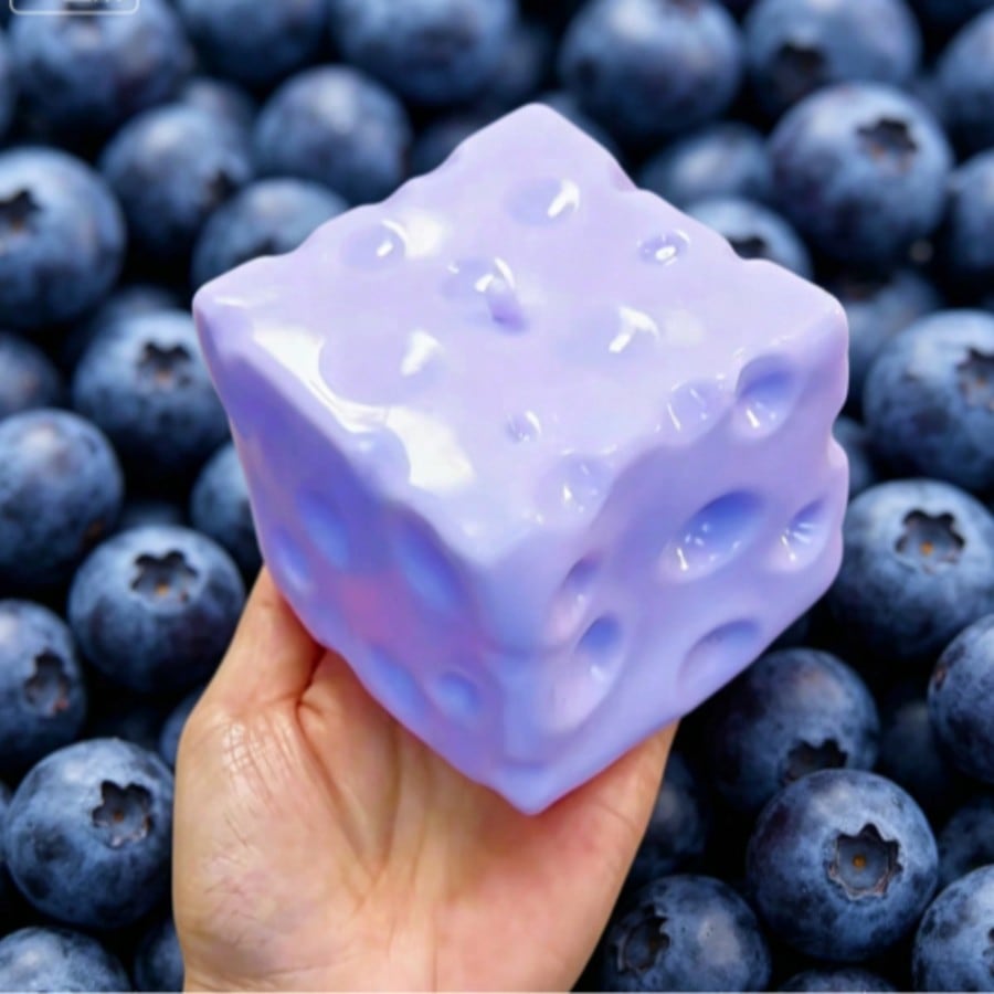 New Blueberry Color Cheese Squ - Food & Snacks Colouring Book review and price