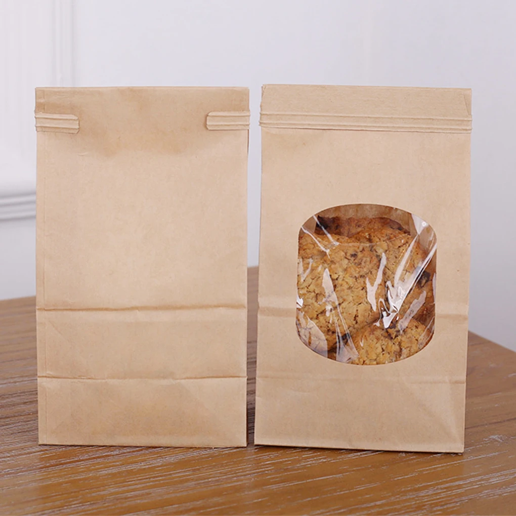 10Pcs Bakery Bags, Window Seal - Food Like Snacks review and price