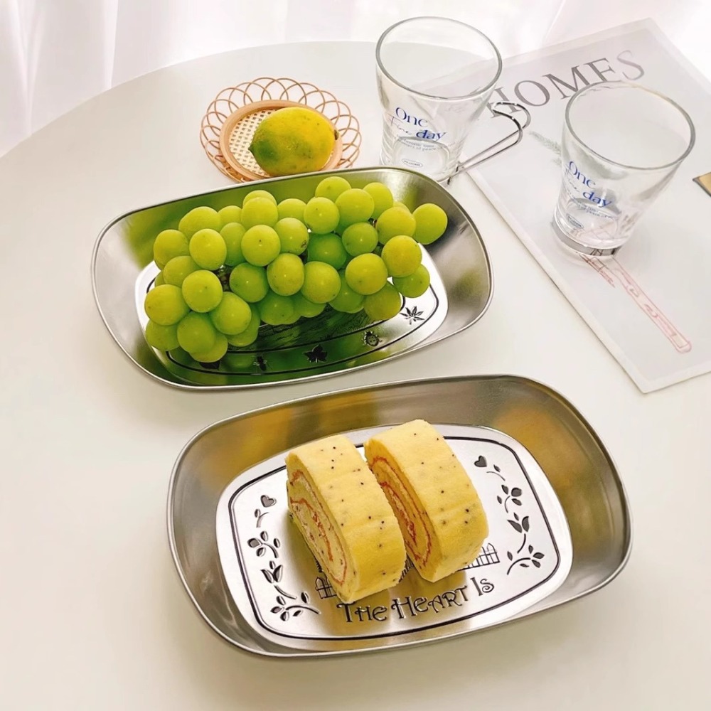 2PCS Vintage American Tin Tray - Food Snacks For Picnic review and price