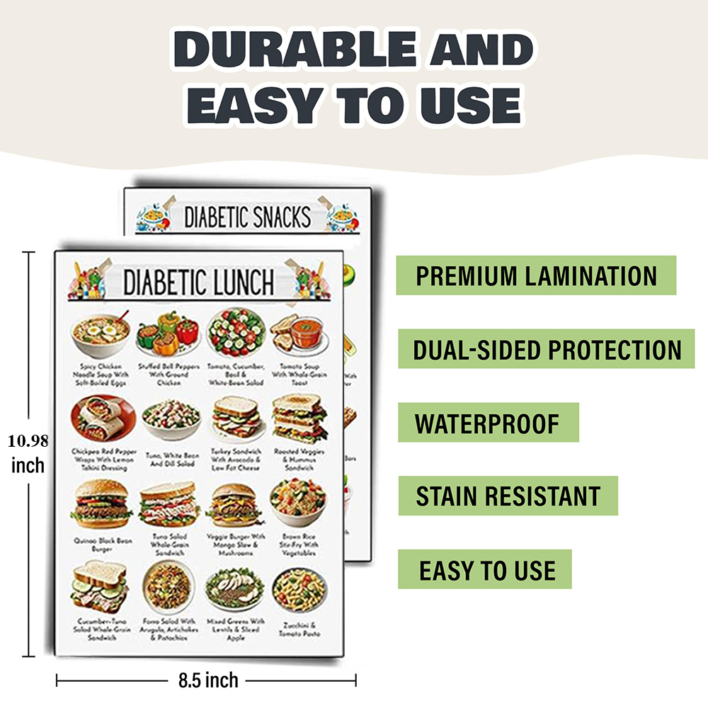 12pcs Diabetic Meal Planner Un - Healthy Snacks Food review and price