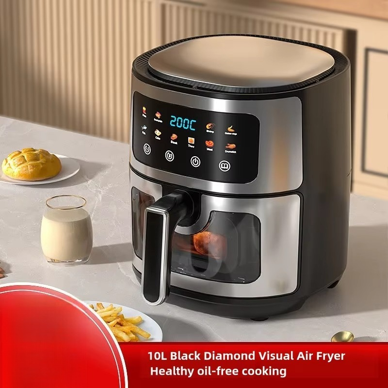 Wholesale 10L Black Air Fryer  - Healthy Snacks Food review and price