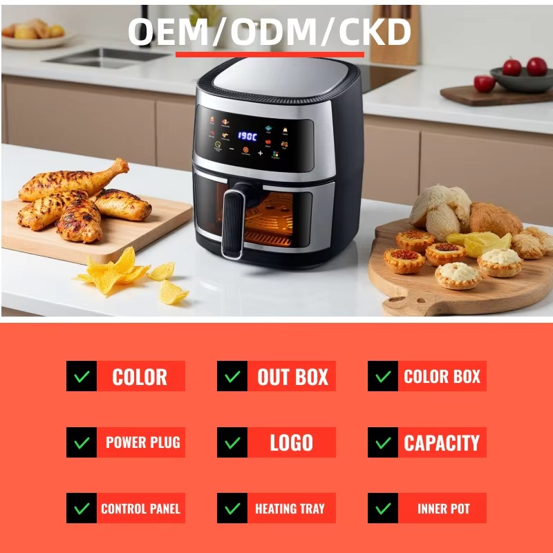 Wholesale 10L Black Air Fryer  - Healthy Snacks Food review and price