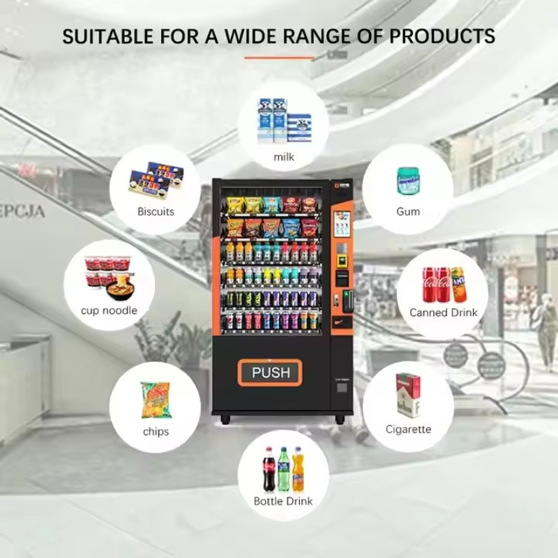 Customized Touch Screen Smart  - Food Snacks Vending Machine review and price