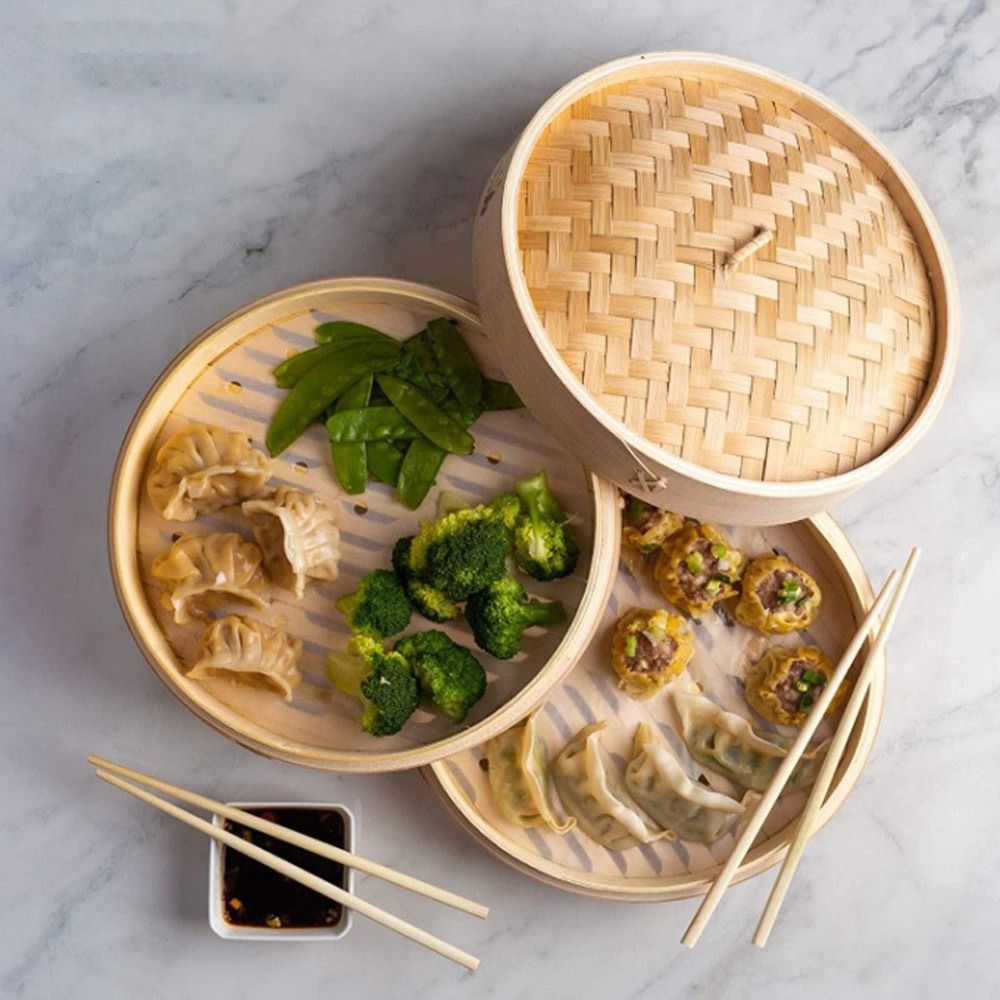 Chinese Steamer Bamboo Steamer - Food Like Snacks review and price