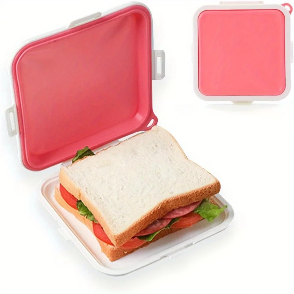 Silicone Sandwich Storage Box  - Food Snacks For Picnic review and price