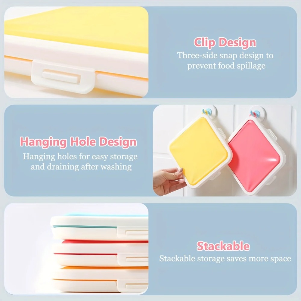 Silicone Sandwich Storage Box  - Food Snacks For Picnic review and price