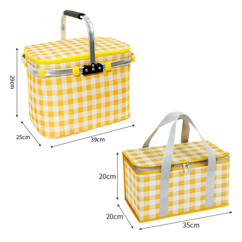 Retro Pastoral Lunch Bag Foldi - Food Snacks For Picnic review and price