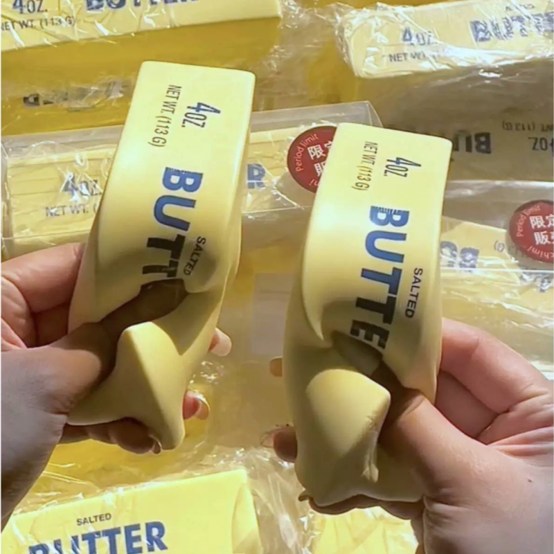 1Pc Butter Squeeze Toy For Adu - Food & Snacks Colouring Book review and price