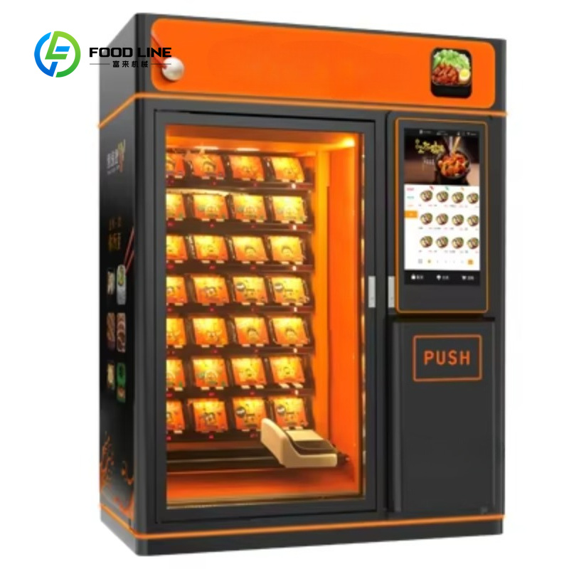 Customized Hot Food Vending Ma - Food Snacks Vending Machine review and price