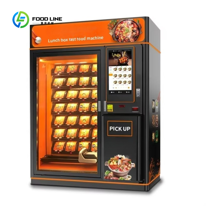 Customized Hot Food Vending Ma - Food Snacks Vending Machine review and price