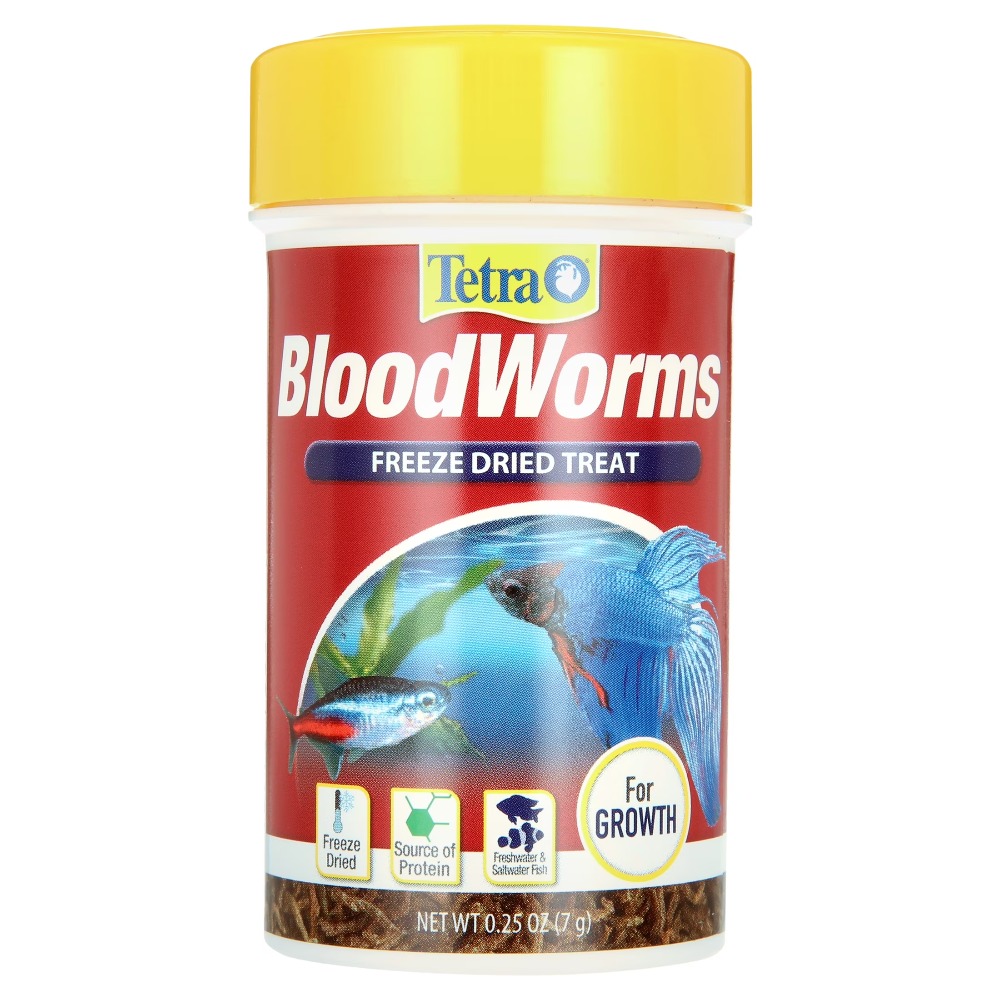 Freeze Dried Bloodworms Fish F - Food And Snacks High In Protein review and price