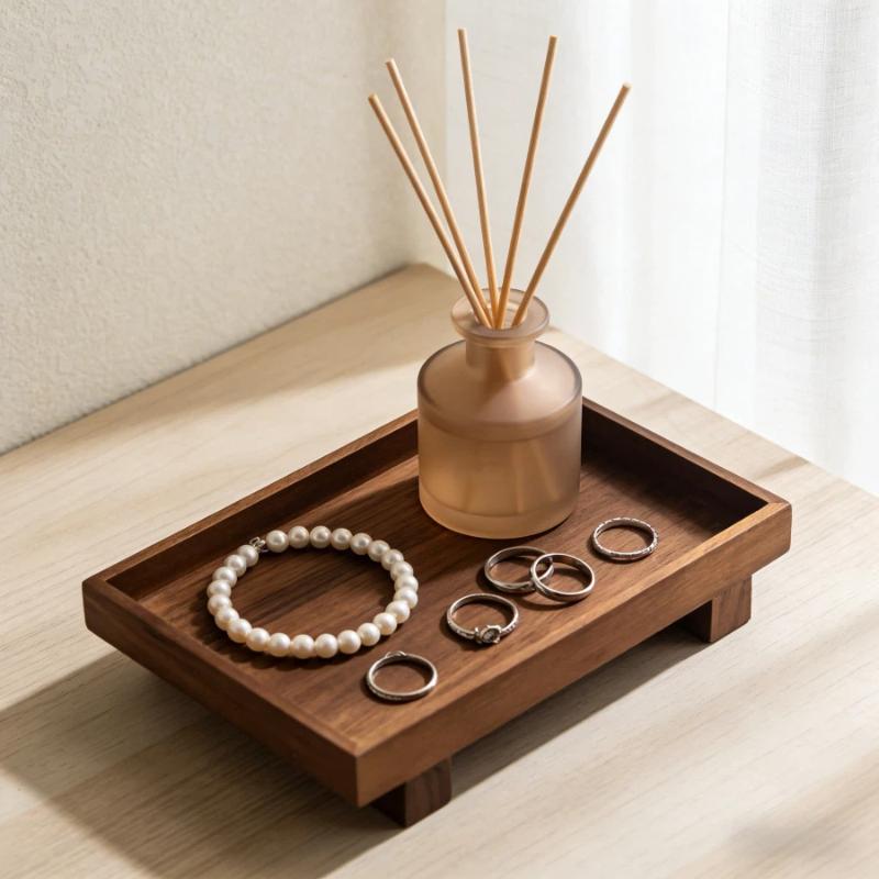 * Tableware Solid Walnut Woode - Food Like Snacks review and price