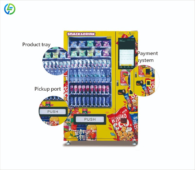 Customized 24H Foods And Drink - Food Snacks Vending Machine review and price