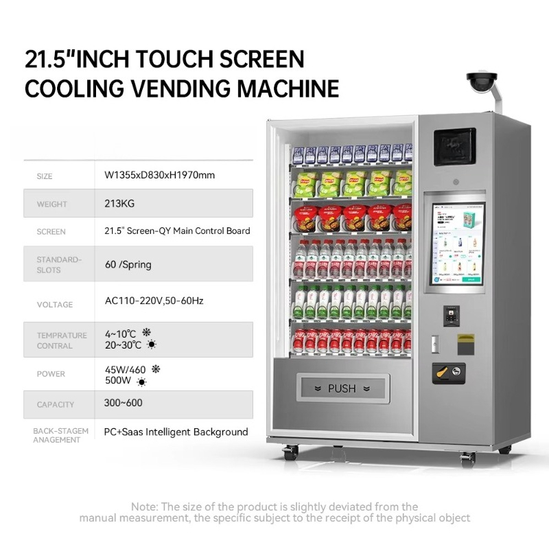Customized Unattended Smart Sn - Food Snacks Vending Machine review and price