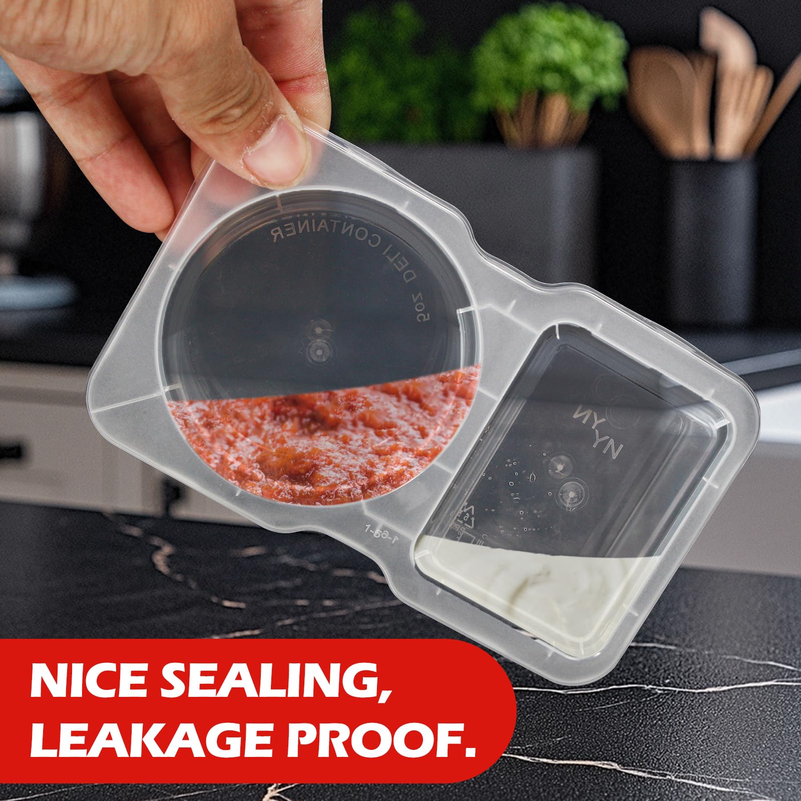 Reusable Plastic Sauce Contain - Food Snacks For Picnic review and price
