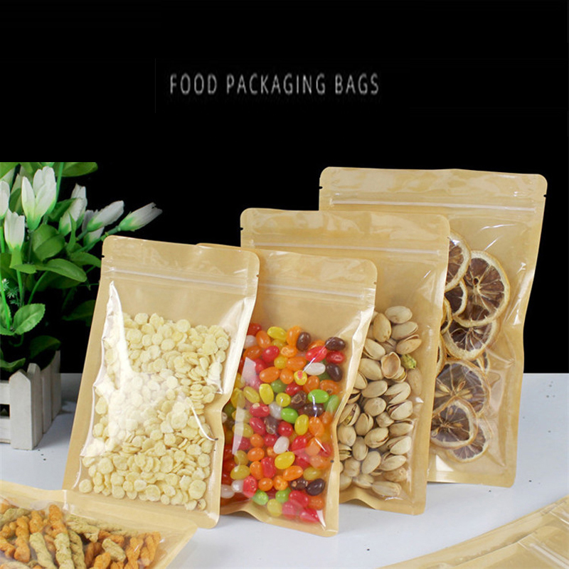 Brown One Side Clear Resealabl - Food Like Snacks review and price
