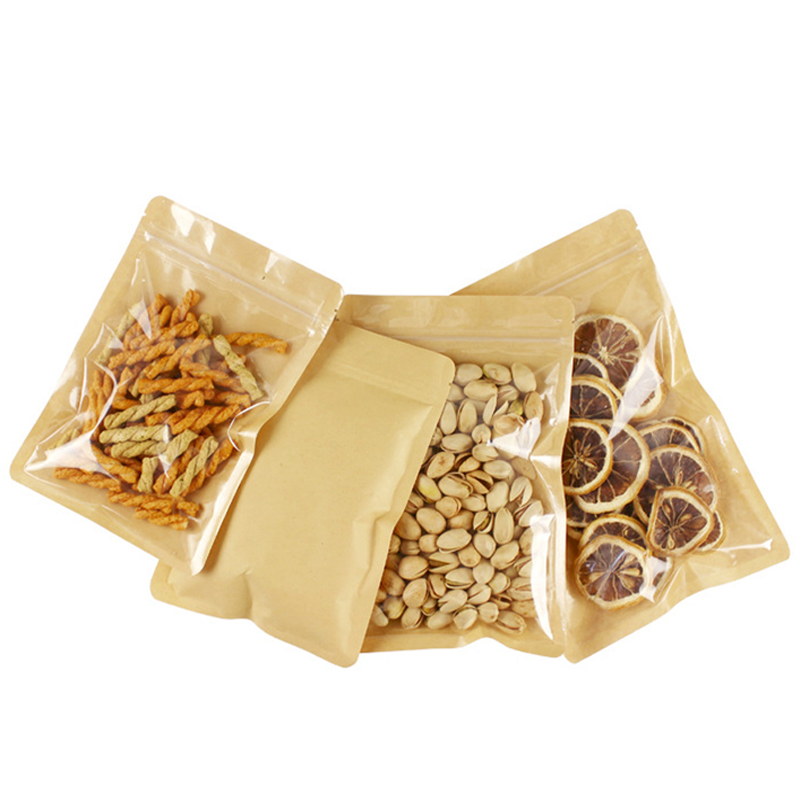 Brown One Side Clear Resealabl - Food Like Snacks review and price