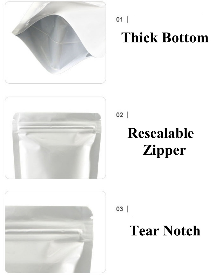 100PCS Stand-up Matte/Glossy W - Food Like Snacks review and price